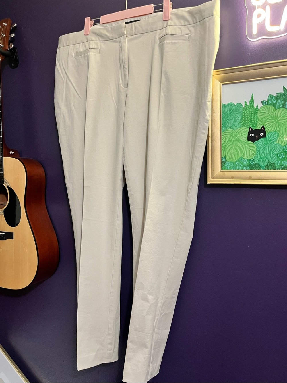 PLUS SIZE Lands’ End khaki trousers